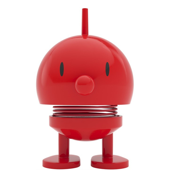 Figurka Hoptimist Bumble S, czerwona, duńska dekoracja na biurko
