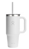 Kubek podróżny Hydro Flask Travel Tumbler 24 oz ze słomką, biały