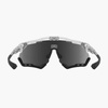 Okulary SCICON AEROSHADE XL Crystal Gloss/Black - SCNPP Multimirror Silver