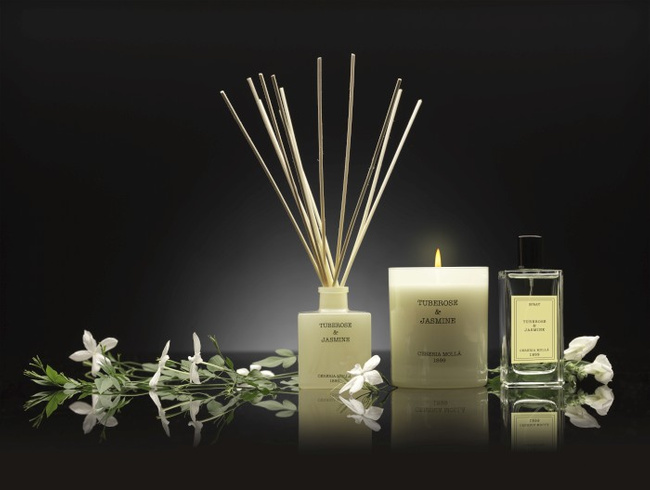 Świeca Premium 230gr. Tuberose and Jasmine - Cereria Molla