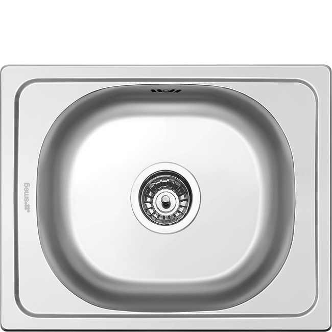 Smeg - Zlewozmywak ze stali nierdzewnej Omni Lyp401 Stal nierdzewna