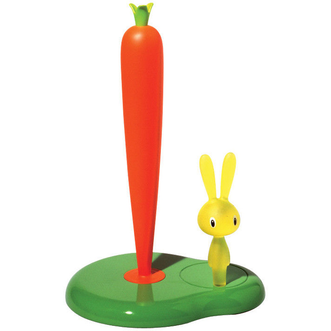Stojak na ręczniki papierowe zielony; 294 cm Bunny & Carrot - Alessi