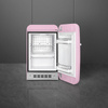 Smeg - Minibar FAB5RPK6 50'S RETRO STYLE - pastelowy róż