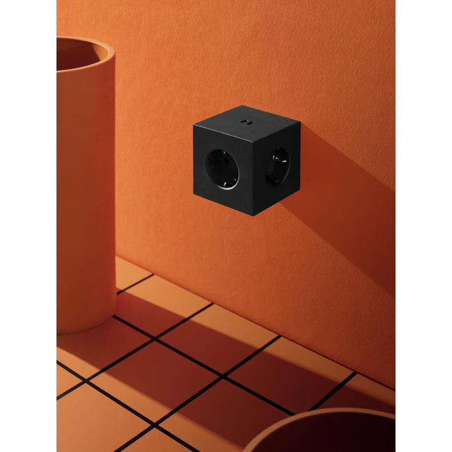 Rozszerzacz gniazd Square 2 z podwójnym Usb-c o mocy 30 W - szary - Avolt