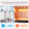 Momcozy GP01 Pojemnik do przechowywania mleka matki 950ml szkło borokrzemowe szczelny różowy