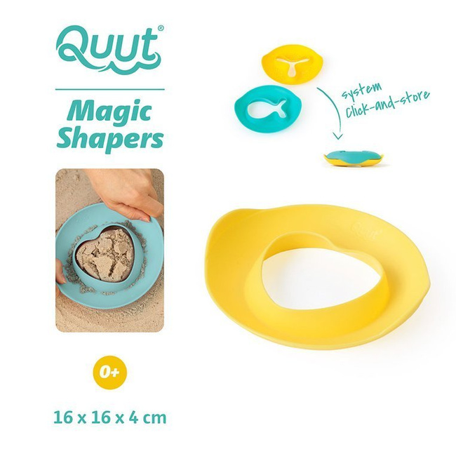 Foremka wielofunkcyjna Magic Shapers żółte serduszko - Quut