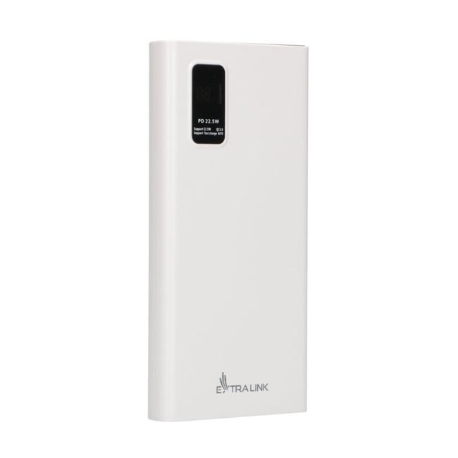 Extralink Epb-067w 10000mah Biały | Powerbank | Power bank, Fast Charging, Usb-c