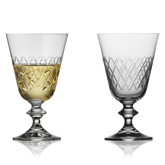 Kieliszki do białego wina ze szkła kryształowego Eaton 230 ml 2 sztuki - Lyngby glas