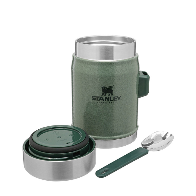 Stanley termos obiadowy ze sztućcem Legendary Classic 0.4l Hammertone Green