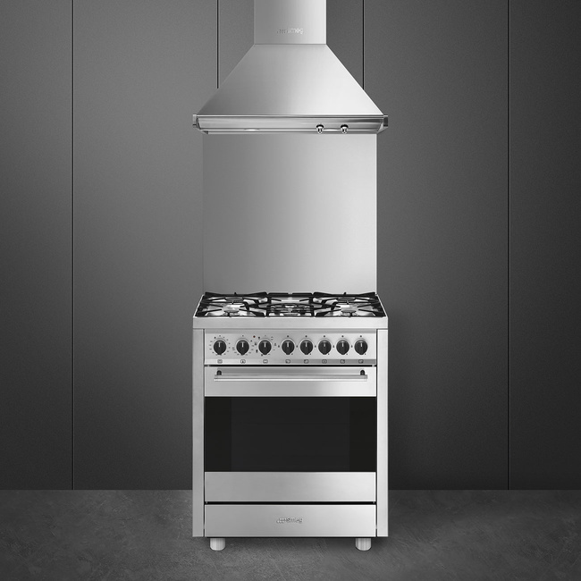 Smeg - Kuchnia wolnostojąca z płytą gazową B71GMX2 MASTER