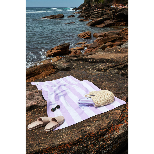 ręczniki plażowe szybkoschnące 160x90 cm Lombok Lilac Dock & Bay