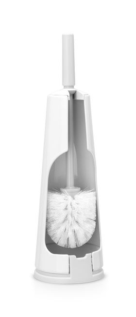 Szczotka do WC Brabantia ReNew z obudową, biała