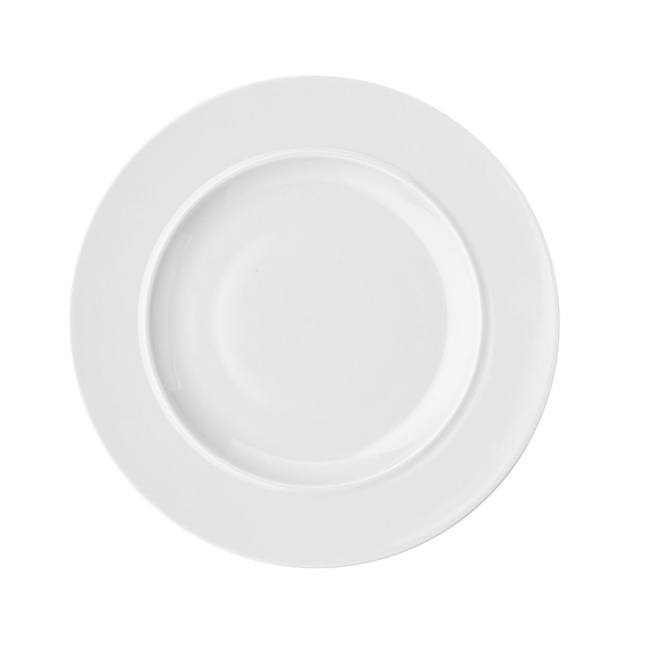 Talerz obiadowy 27 cm porcelana biała Alessi La Bella Tavola