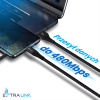 Extralink Smart Life Braided 15w Usb Type-a to Type-c 2m Czarny | Kabel Usb | 5v 3a