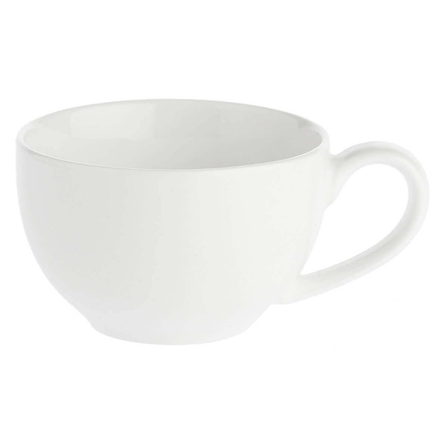 Essenziale Zestaw 6 filiżanek do kawy ze spodkiem 100 ml - La Porcellana Bianca