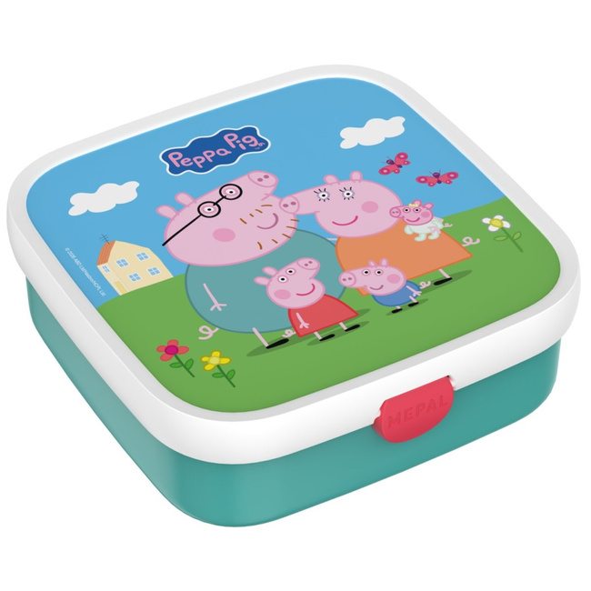 Lunchbox dla dzieci Mepal Campus Bento Large Peppa Pig, 1,3 l, dwa wkłady bento