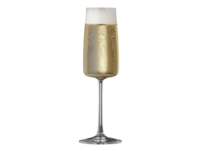 Kieliszki do szampana ze szkła kryształowego Zero 300 ml 4 sztuki 12268