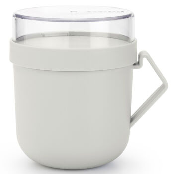 Kubek na zupę 600 ml Make & Take Light Grey 203848 - Brabantia