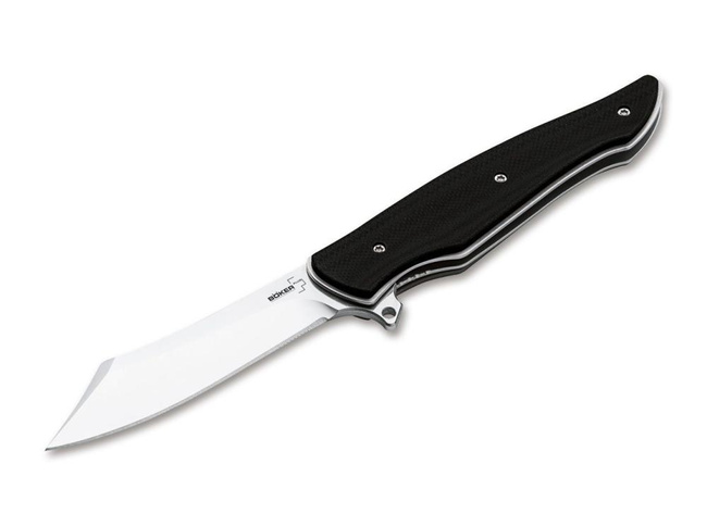 Böker Plus Obscura - nóż składany EDC, stal 9Cr13CoMoV, rękojeść G10