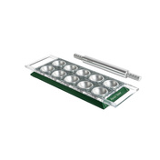 Forma do ravioli w kwadratach 5 x 5 cm x 10 szt, Zielona Design Line - Marcato