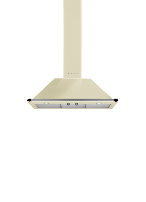 Smeg - Okap kuchenny, Victoria, 90 cm, KT90PE VICTORIA - krem