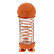 Butelka na wodę Hoptimist 400 ml Orange z tritanu, podwójne ścianki