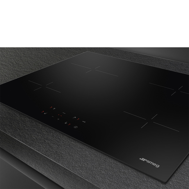 Smeg - Płyta Kuchenna Universal Se264Td1 Czarne Szkło