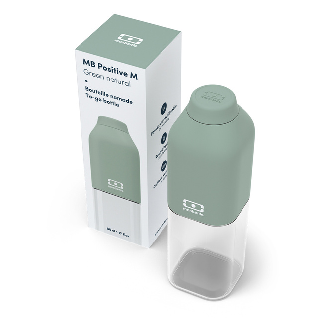 Monbento Positive Butelka Na Wodę 0,5l Green Natural