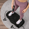 EXTRALINK Moonwalk Spinmove Platforma Wibracyjna Fitness 200W Bluetooth Gumami Oporowymi Czarna