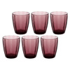 Zestaw 6 Szklanek 320 Ml Purpurowy - Rose&Tulipani