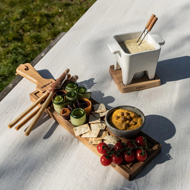 Zestaw do sera Friends, Deska i 3 noże - Boska