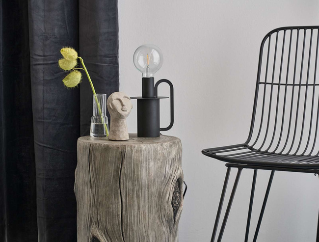 Stołek z cementu Villa Collection Knast, offwhite