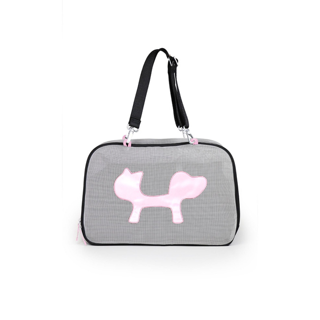 Torba/ Transporter, Czarno- Różowa - United Pets