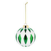 Bombka choinkowa Alessi Delight NZ04 6 GR, zielona, szklana, 10,5 cm