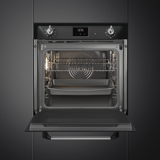 Smeg - Piekarnik, 60 cm, Victoria, czarny VICTORIA SOP6900TN Czarny