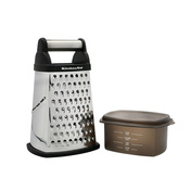 Kitchenaid Tarka Z Zamykanym Pojemnikiem Box Grater Onyx Black