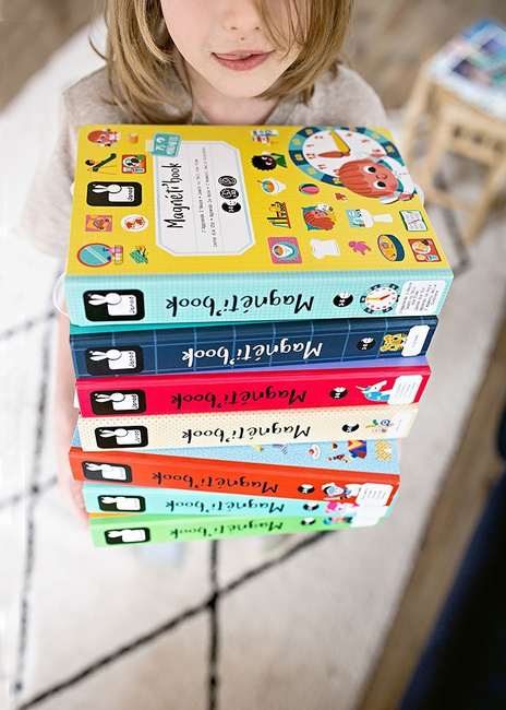 Magnetyczna układanka Kształty Magnetibook - Janod