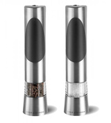 Komplet Młynków Elektrycznych Do Soli I Pieprzu Richmond Akryl i Szczotkowany Chrom Richmond Cole & Mason