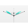Suszarka ogrodowa Brabantia Lift-O-Matic Advance 60 m, szara, z mocowaniem do gruntu