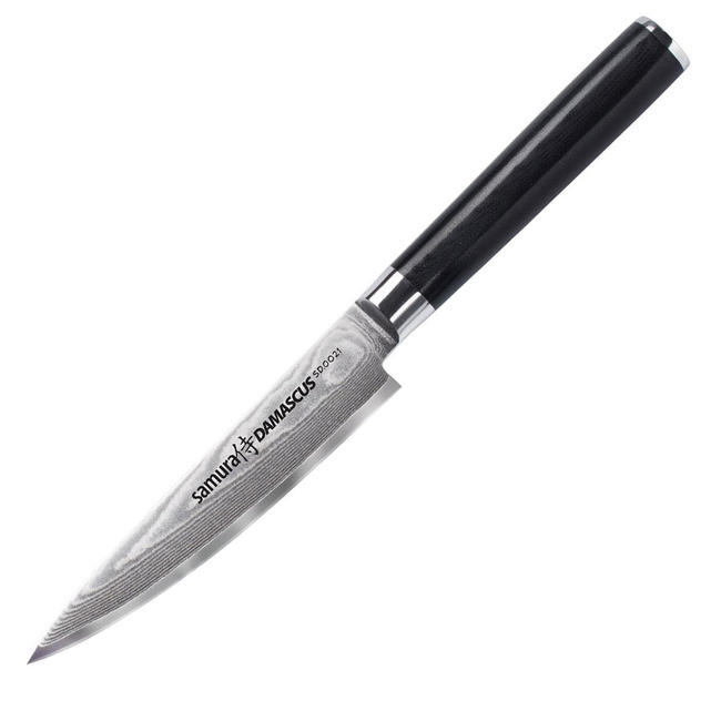 Nóż uniwersalny Samura Damascus SD-0021, ostrze damasceńskie 12 cm, G10