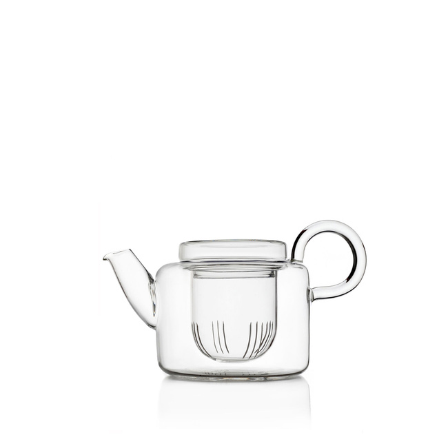 małe dzbanki do herbaty z zaparzaczem 0,6 l Clear - Ichendorf Milano