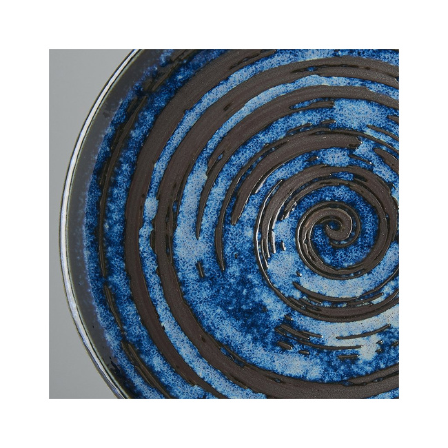 Talerz okrągły 17 cm Copper swirl - Made in Japan