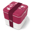 Lunchbox Bento Square Fr, Graphic Magnolia - Monbento