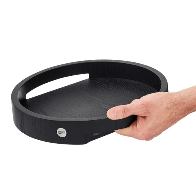 Taca do serwowania Aura, jesion czarny, średnica 30cm