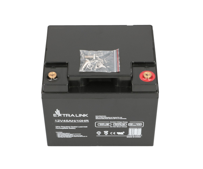 Extralink Agm 12v 45ah | Akumulator | Bezobsługowy