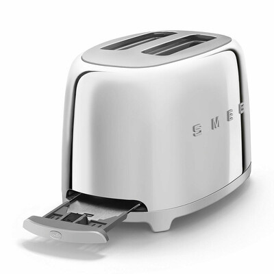 Smeg - Toster, dwie kromki, chrom Tsf01sseu 50's Style