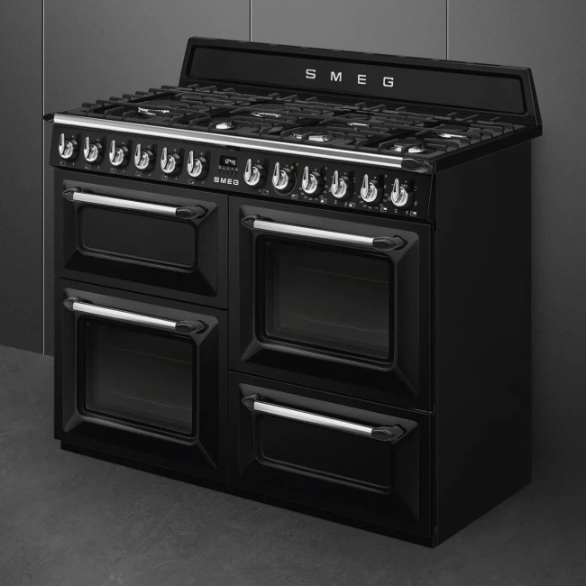 Smeg - Kuchnia wolnost, 110cm, Victoria, TR4110BL1 VICTORIA - czarny