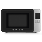 Smeg - Kuchenka mikrofalowa SDA Collezione - czarny mat