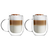 Komplet 2 Szklanek Z Podwójną Ścianką Amo 300 Ml 8616 - Vialli Design