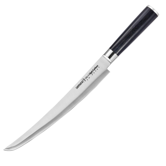 Samura Mo-v Nóż Kuchenny Slicing Tanto Ostrze 24 cm